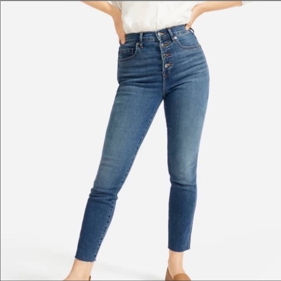 Everlane Denim - Everlane high rise vintage Jean button fly